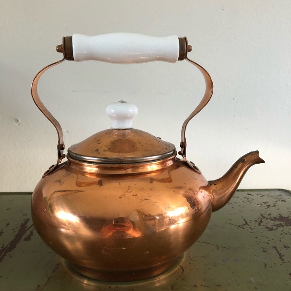 Vintage Tayee Copper Tea Kettle - Picture 3 of 7